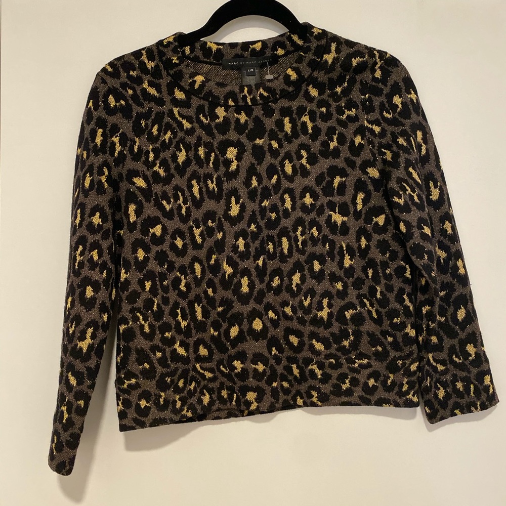 Marc Jacobs Leopard Print Top